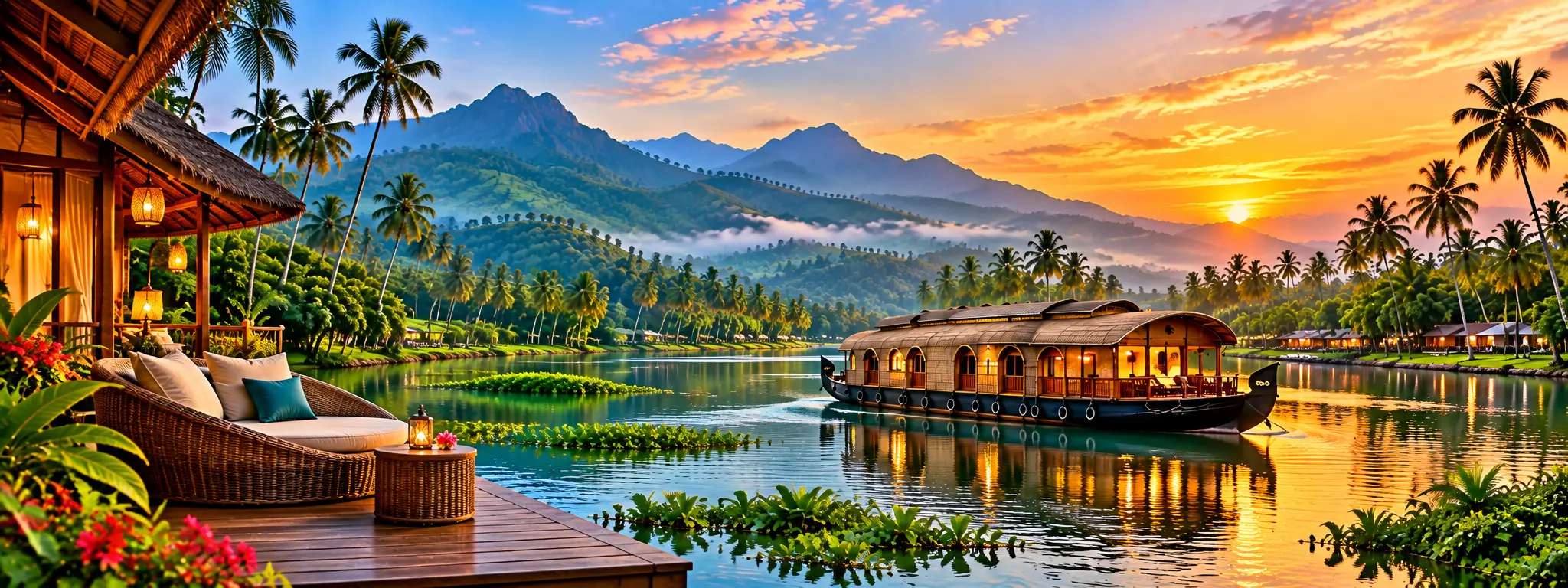HONEYMOON IN KERALA - 05 NIGHTS AND 06 DAYS in Kerala - domestic tour package